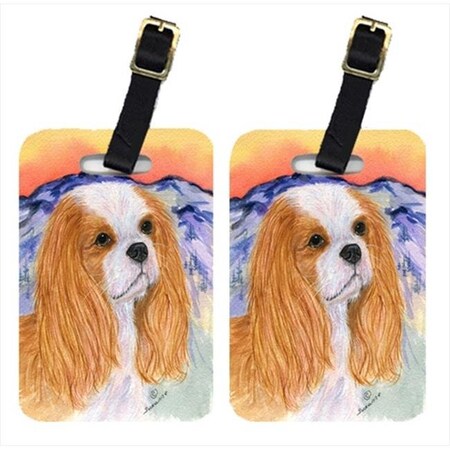 Carolines Treasures Carolines Treasures SS8164BT Cavalier Spaniel Luggage Tags; Pack - 2 SS8164BT